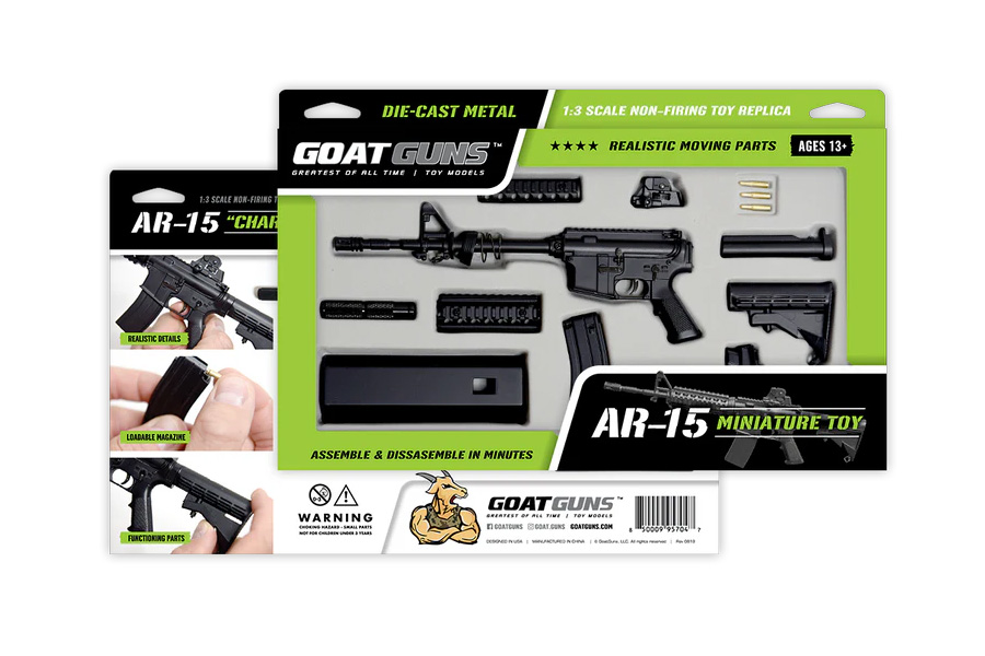 GOAT GUNS AR-15 1:3 Scale Model - Black